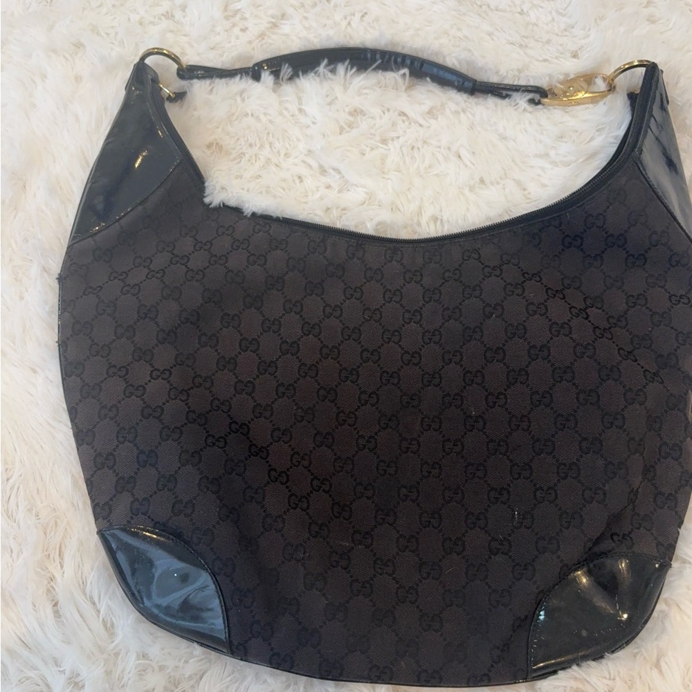 Gucci Black Hobo Bag